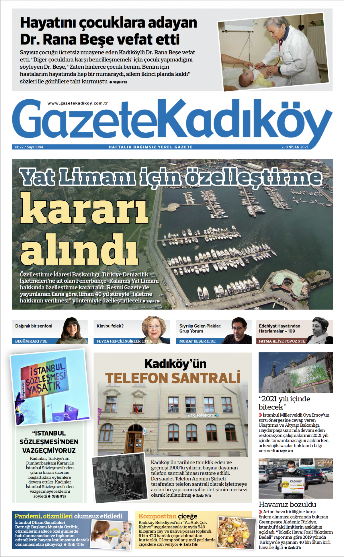 Gazete Kadıköy - 1084.Sayı